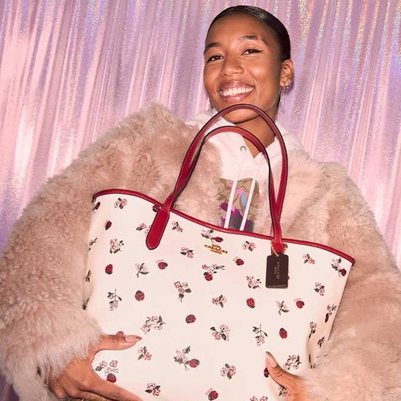 Coach Handbags - Coach ladybug floral city tote